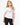 Fuslie White Crop Tops - Signature Collection