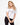 Fuslie White Crop Tops - Signature Collection