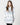 Fuslie White Floral Hoodie